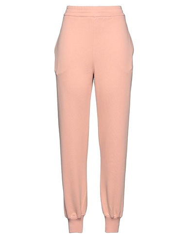 MCQUEEN Pantalone Cipria 100% Cotone, Elastan