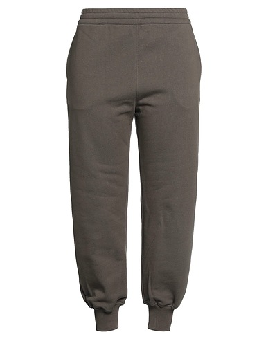 MCQUEEN Casual pants Military green 100% Cotton, Elastane