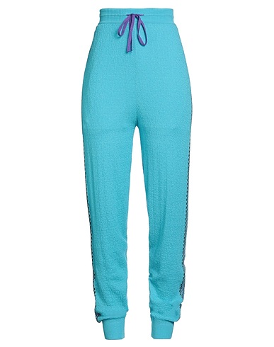 M MISSONI Pantalone Celeste 50% Lana, 45% Viscosa, 5% Poliammide