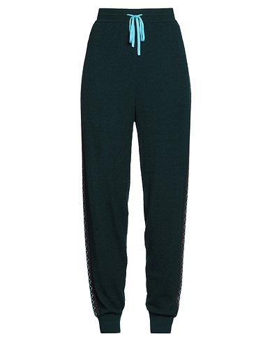 M MISSONI Casual trouser Deep teal 50% Wool, 45% Viscose, 5% Polyamide