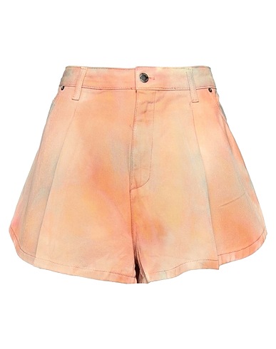 WEILI ZHENG Denim shorts Salmon pink 100% Cotton