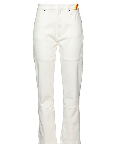 PHILOSOPHY di LORENZO SERAFINI Denim trousers White 97% Cotton, 3% Elastane