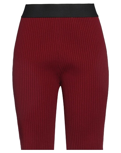 DRIES VAN NOTEN Shorts & Bermuda Burgundy 70% Viscose, 30% Polyester