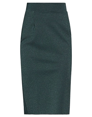 CHIARA BONI LA PETITE ROBE Midi skirt Dark green 42% Polyamide, 40% Viscose, 10% Elastane, 8% Polyester