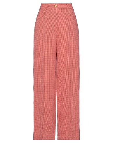 FORTE_FORTE Pantalone Fucsia 50% Lino, 30% Lana Vergine, 20% Poliammide