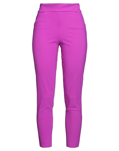 CHIARA BONI LA PETITE ROBE Casual trouser Mauve 72% Polyamide, 28% Elastane