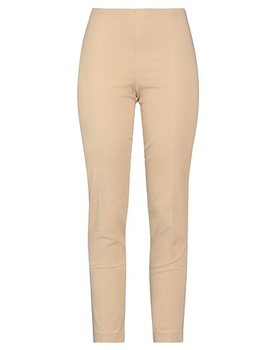 P.A.R.O.S.H. Casual pants Beige 98% Cotton, 2% Elastane
