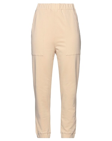MARELLA SPORT Casual trouser Beige 93% Cotton, 7% Elastane