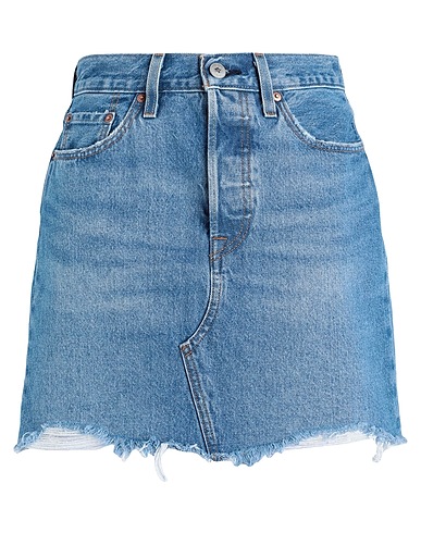 LEVI'S Gonna jeans HR DECON ICNIC BFLY SKRT
 Blu 100% Cotone