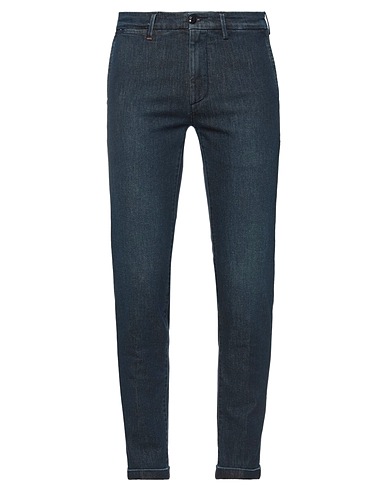 RE_HASH Denim trousers Blue 80% Cotton, 14% Polyester, 4% Polyamide, 2% Elastane