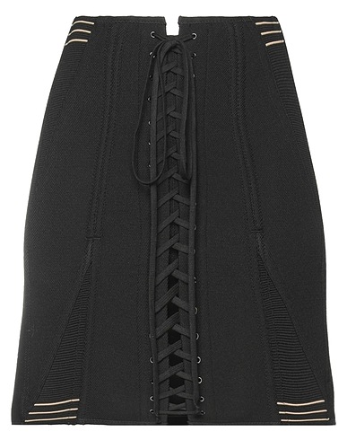 PHILOSOPHY di LORENZO SERAFINI Mini skirt Black 100% Polyester, Polyamide, Elastane, Viscose