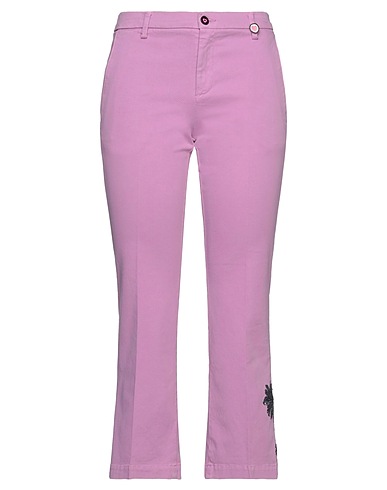 I LOVE MP Casual trouser Mauve 97% Cotton, 3% Elastane