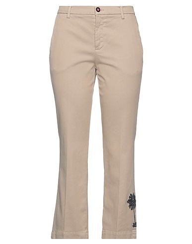 I LOVE MP Pantalon Marron clair 97% Coton, 3% Élasthanne