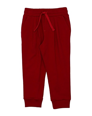 DOLCE&GABBANA Casual trouser Burgundy 100% Cotton, Elastane