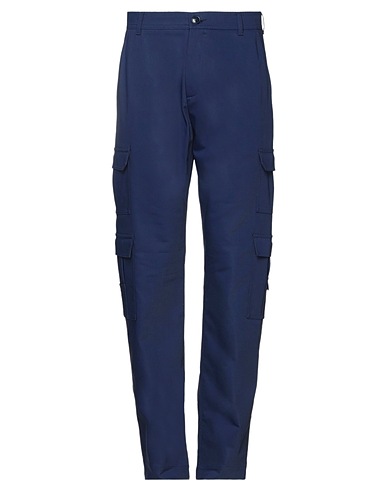 MARTINE ROSE Casual pants Blue 50% Polyamide, 45% Cotton, 5% Elastane
