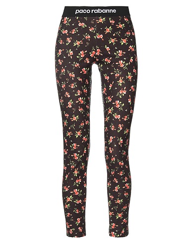 RABANNE Leggings Nero 98% Viscosa, 2% Elastan