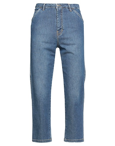 BE ABLE Denim trousers Blue 98% Cotton, 2% Elastane