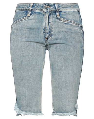 ASH Denim shorts Blue 96% Cotton, 4% Elastane