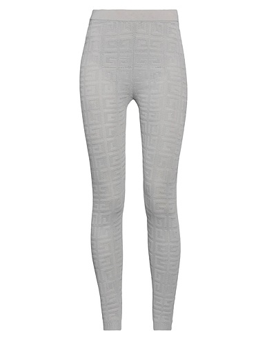 GIVENCHY Leggings Grigio 93% Viscosa, 4% Poliestere, 2% Poliammide, 1% Elastan