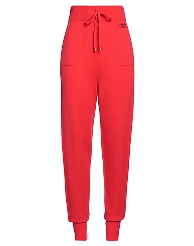 TWINSET Casual pants Coral 58% Virgin Wool, 42% Cashmere
