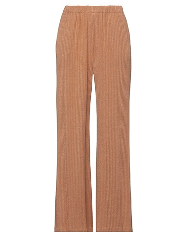 MERCI ITALIA Casual trouser Camel 48% Viscose, 29% Polyester, 19% Nylon, 4% Elastane