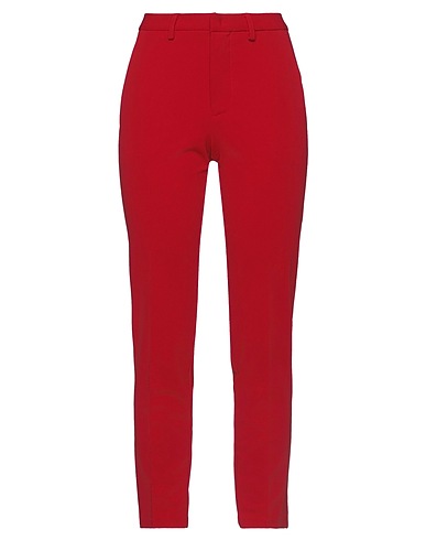 MERCI ITALIA Casual παντελόνι Κόκκινο 95% Πολυεστέρας, 5% Ελαστάνη