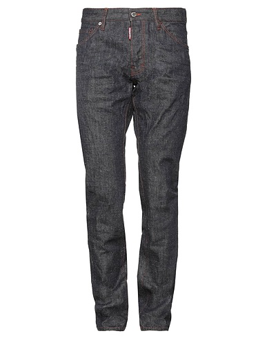 DSQUARED2 Pantaloni jeans Blu 100% Cotone, Pelle di bovino