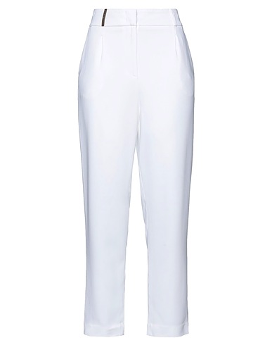 ACCUÀ by PSR Pantalone Bianco 96% Viscosa, 4% Elastan