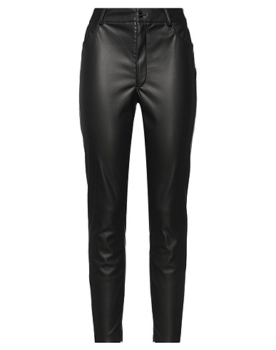 MARCIANO by GUESS Casual trouser Black 100% Polyester, Polyurethane coated