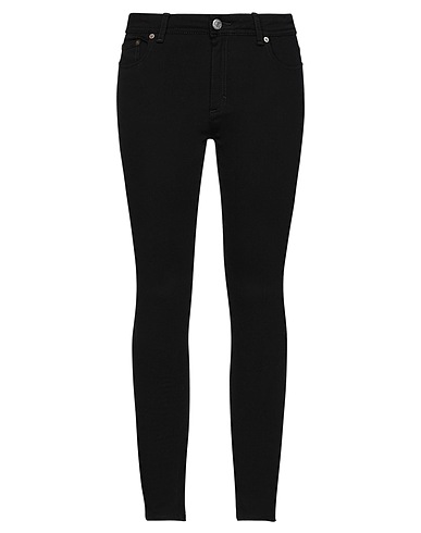 ACNE STUDIOS Denim trousers Black 93% Cotton, 5% Polyester, 2% Elastane