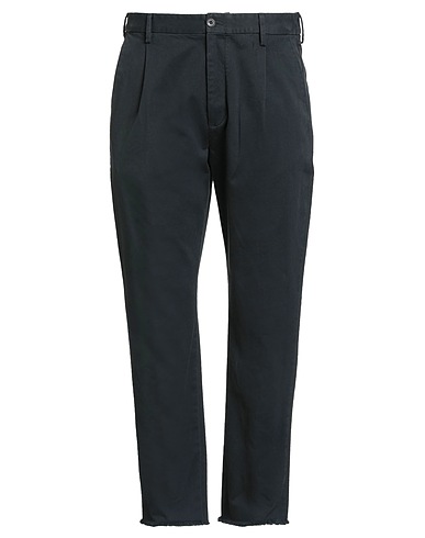 PENCE Casual trouser Navy blue 100% Cotton