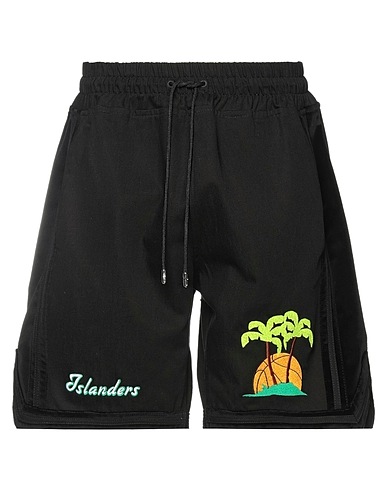 JUST DON Shorts et Bermudas Noir 100% Coton