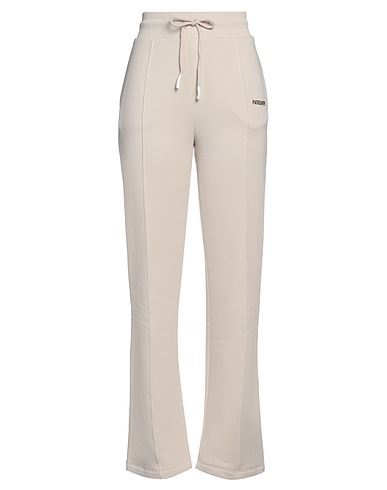 PATRIZIA PEPE Casual trouser Ivory 88% Organic cotton, 8% Polyamide, 4% Elastane