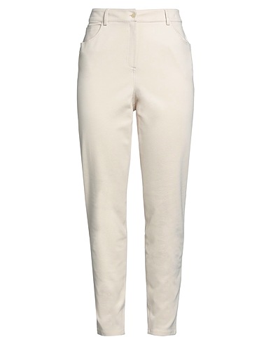 CLIPS Pantalone TRICOT Beige 65% Viscosa, 32% Poliammide, 3% Elastan