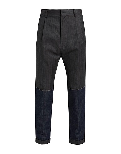 DSQUARED2 Casual pants Chocolate brown 100% Virgin Wool, Cotton