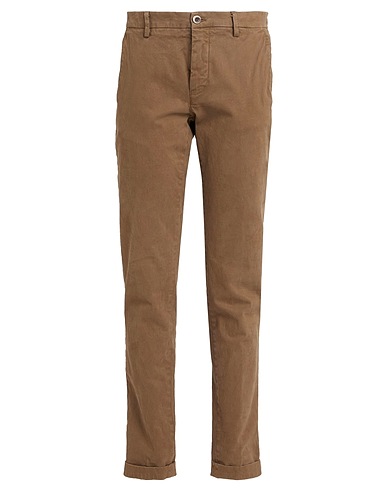 MASON'S Chinos MARRONE 97% Cotton, 3% Elastane