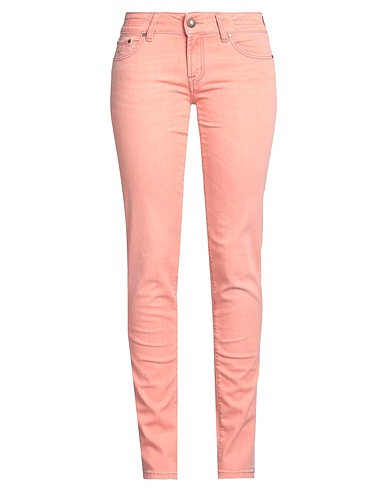 JACOB COHЁN Denim pants Pink 98% Cotton, 2% Elastane