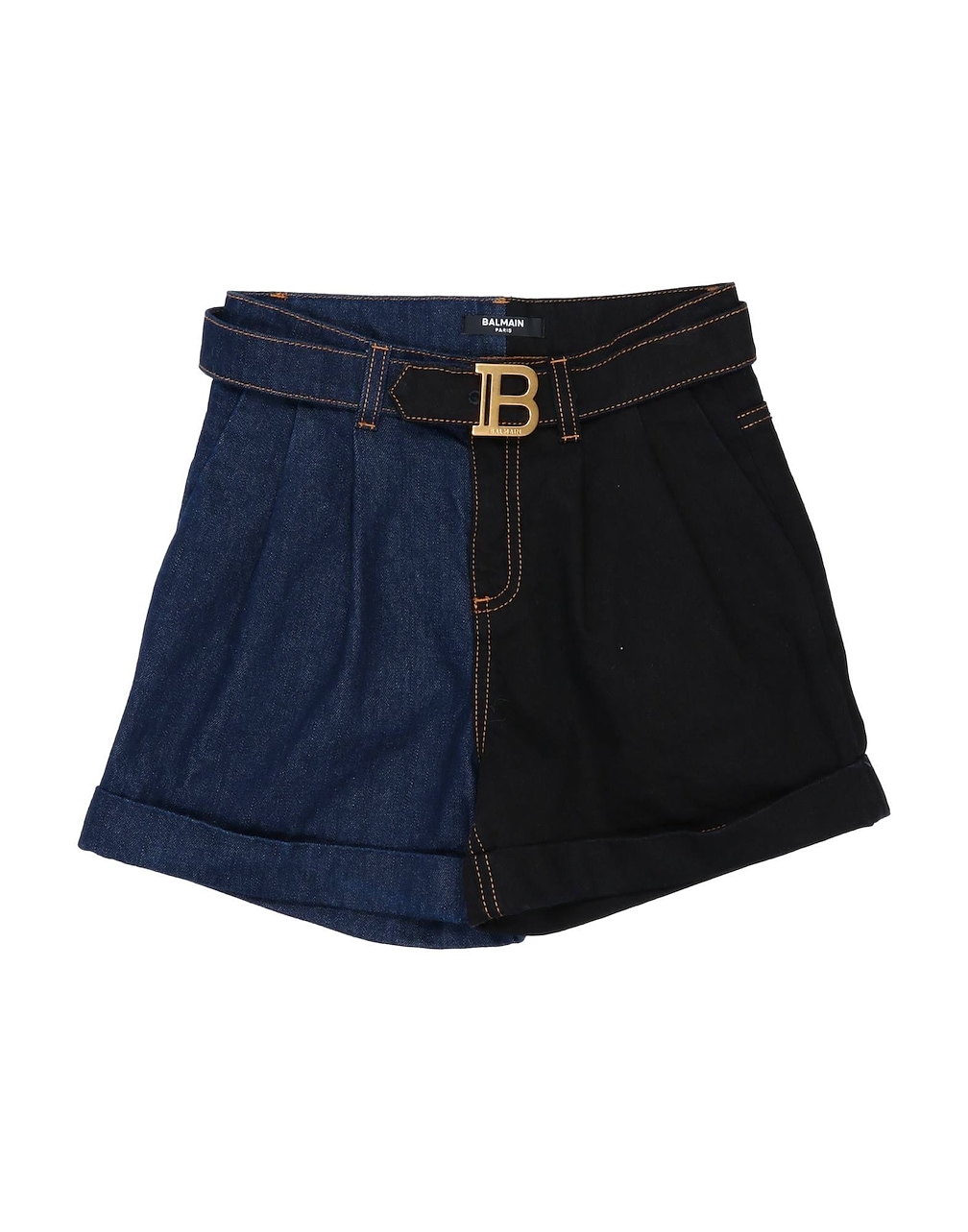 BALMAIN - Shorts en jean