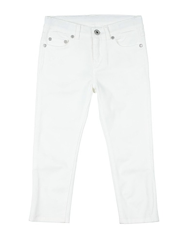 MONCLER Casual trouser White 98% Cotton, 2% Elastane