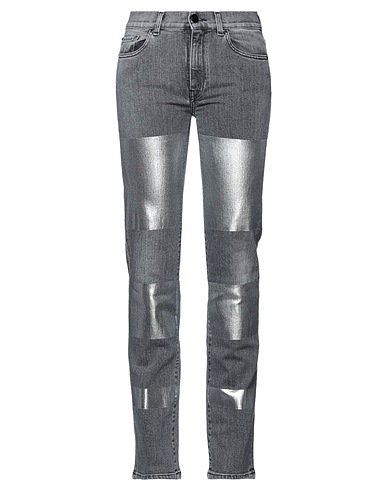 IND Milano Denim trousers Grey 99% Cotton, 1% Elastane