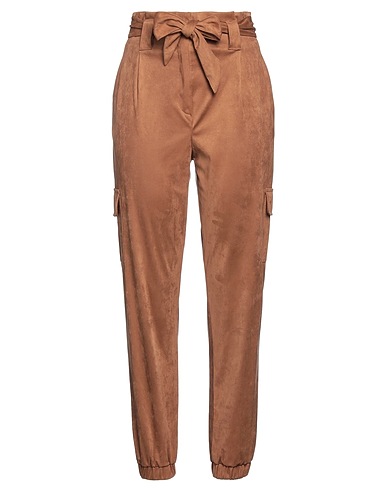 D.EXTERIOR Casual pants Camel 92% Polyester, 8% Elastane