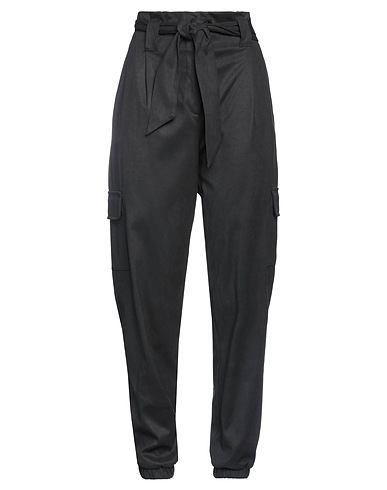 D.EXTERIOR Pantalon Noir 92% Polyester, 8% Élasthanne