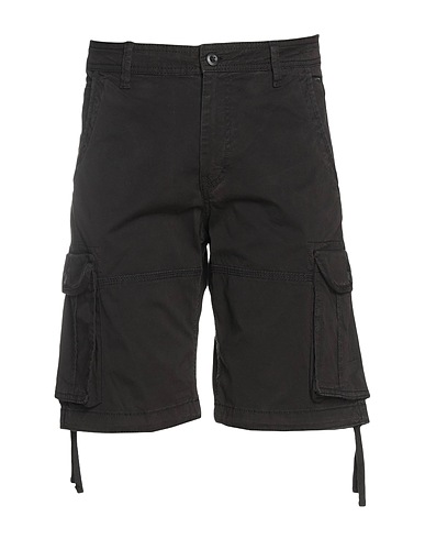 JACK & JONES Shorts & Bermuda Black 97% Cotton, 3% Elastane