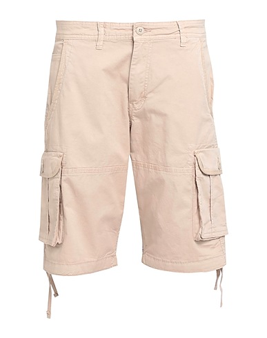 JACK & JONES Shorts & Bermuda Beige 97% Cotton, 3% Elastane