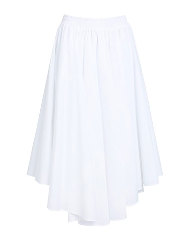 MICHAEL MICHAEL KORS Midi-Rock COTTON POPLIN PULL ON SKT
 Weiß 96% Organische Baumwolle, 4% Elastan