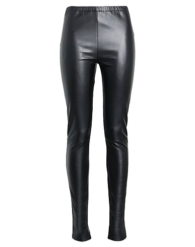 MM6 MAISON MARGIELA Leggings Black 100% Polyester, Polyurethane