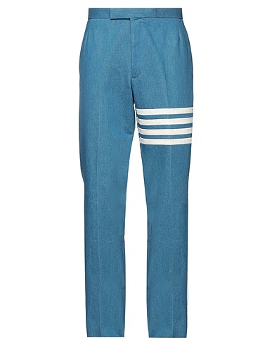 THOM BROWNE Denim trousers Blue 100% Cotton