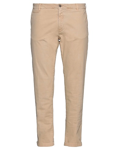 40WEFT Casual pants Beige 98% Cotton, 2% Elastane