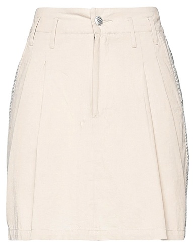 EMMA & GAIA Mini skirt Light grey 100% Cotton