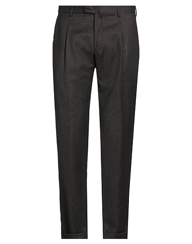 BRIGLIA 1949 Casual pants Charcoal 100% Virgin Wool
